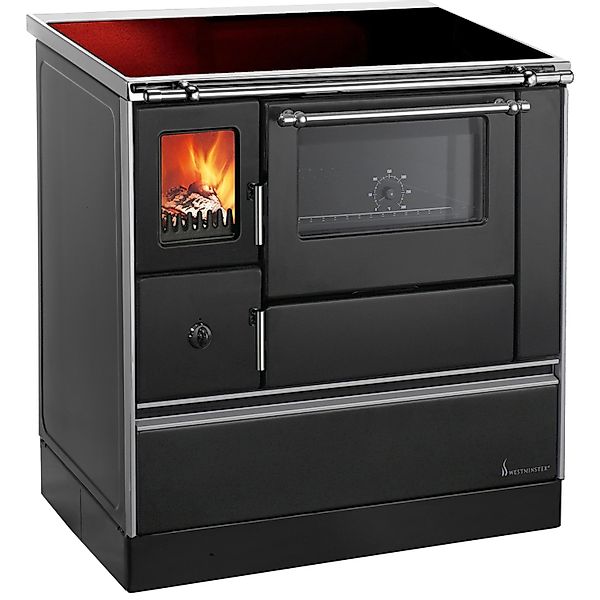 Westminster Küchenofen K 176 FA-90 rechts Stahl Schwarz 5 kW günstig online kaufen