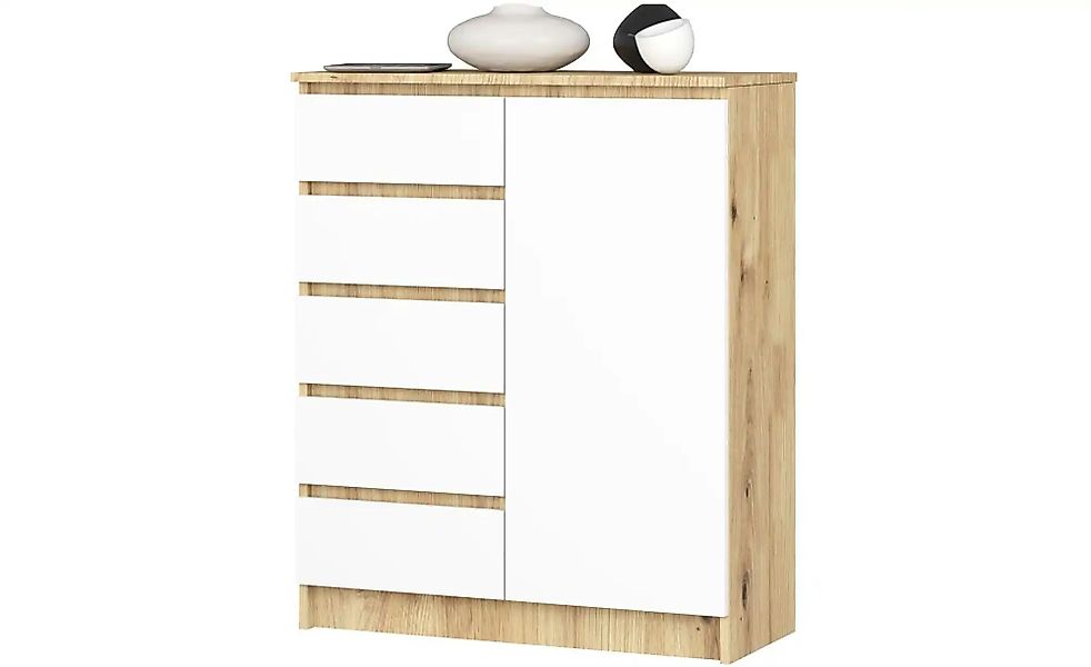 Highboard 80 cm breit Kuran ¦ mehrfarbig ¦ Maße (cm): B: 80 H: 97 Kommoden günstig online kaufen
