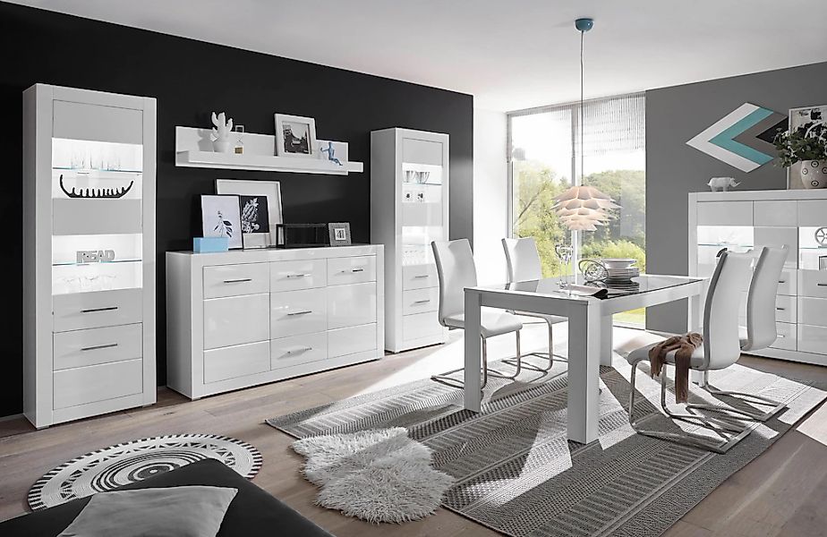 INOSIGN Wohnwand "BIANCO" Set, 4 Stk. tlg. günstig online kaufen