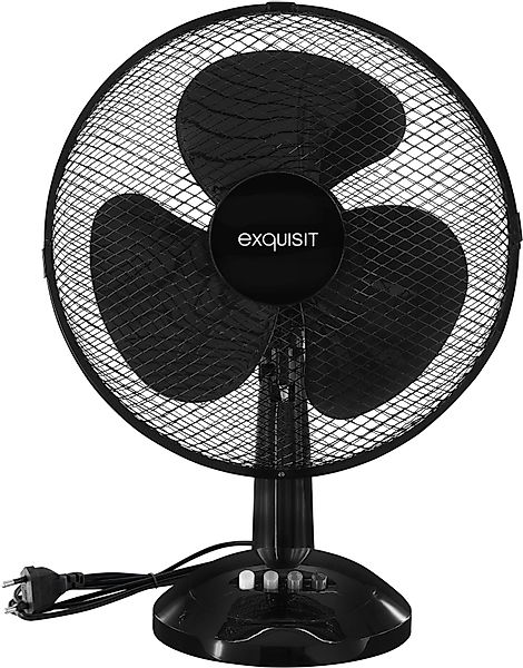 exquisit Tischventilator VT 34063 sw, Metall, günstig online kaufen