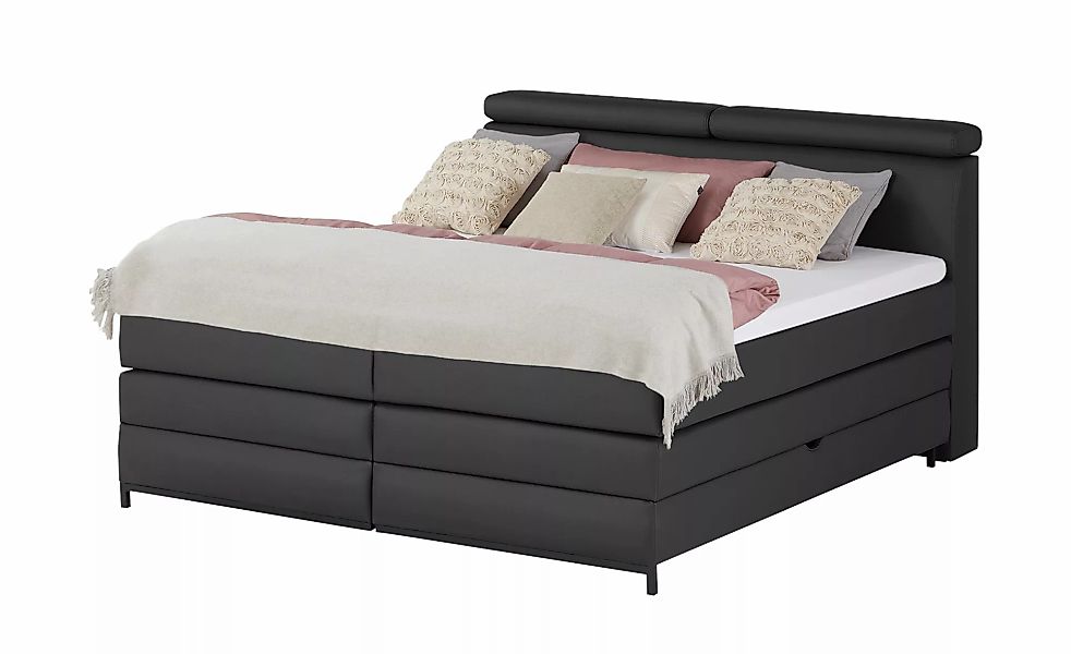 switch Boxspringbett  Kay ¦ schwarz ¦ Maße (cm): B: 183 H: 116 Betten > Box günstig online kaufen