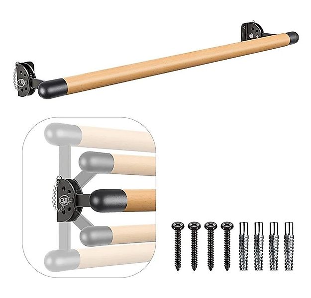 Divit Halter Balettstange Massivholz BS21 Workout Stange Wandmontage DPL1 günstig online kaufen