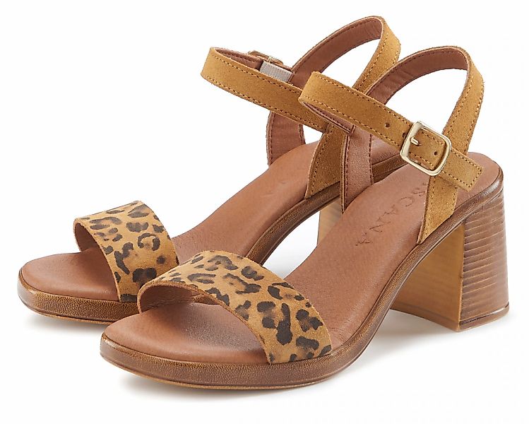 LASCANA Sandalette "Riemchensandalette, Sandale, Sommerschuh", aus Leder mi günstig online kaufen