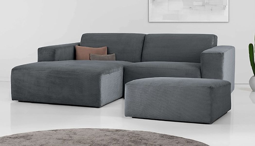 OTTO home Ecksofa »Koa,228cm, L-Form, Modulsofa, Webstoff, Cord, Struktur, günstig online kaufen