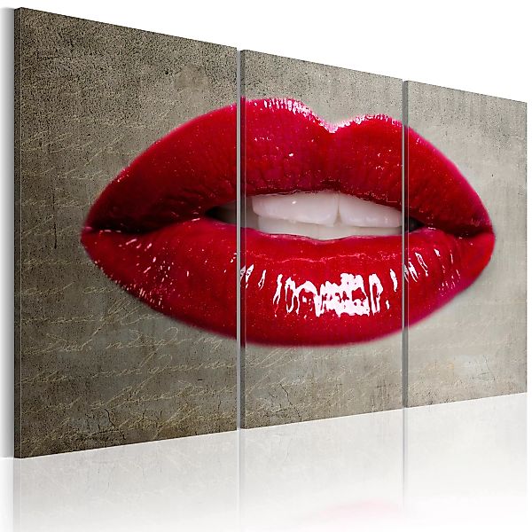 Wandbild - Female lips günstig online kaufen