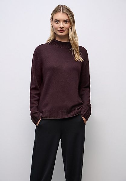 STREET ONE Stehkragenpullover Grobstrick günstig online kaufen