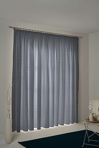 Adam Vorhang "Graphic Ventus" Kräuselband 1 Stk. tlg. aus 100% Bio-Baumwoll günstig online kaufen
