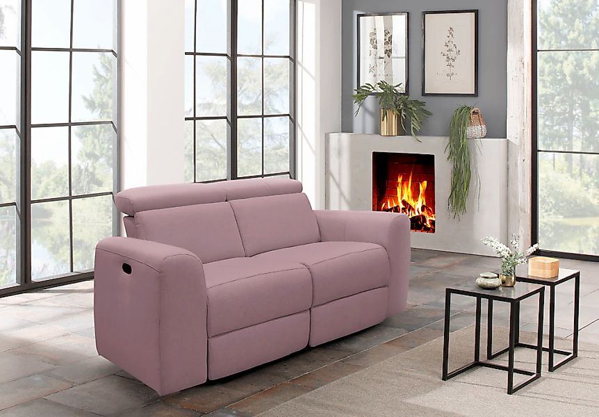 Home affaire 2-Sitzer »Sentrano« 152 cm, man. o. elektr. Relaxfunktion und günstig online kaufen