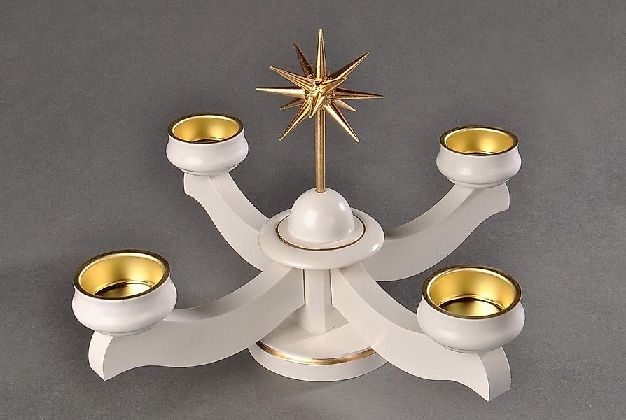 Albin Preissler Adventsleuchter Weihnachtsstern, Handwerkskunst aus dem Erz günstig online kaufen