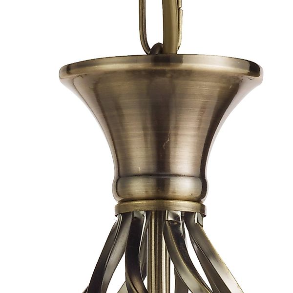 Searchlight Kronleuchter Zanzibar 6Lt Pendant, Leuchtmittel wechselbar günstig online kaufen