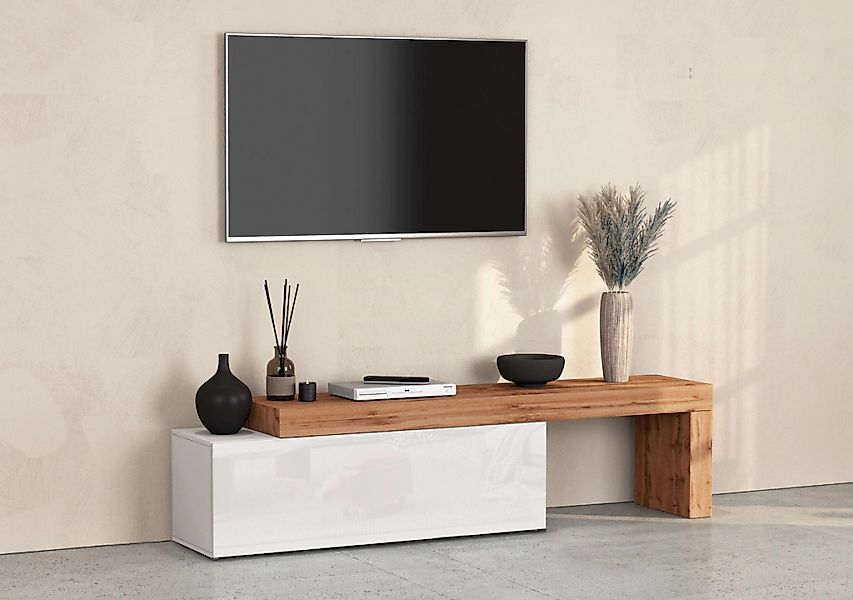 INOSIGN TV-Board "Chronos TV-Board, Lowboard", (1 St., Breite verstellbar v günstig online kaufen