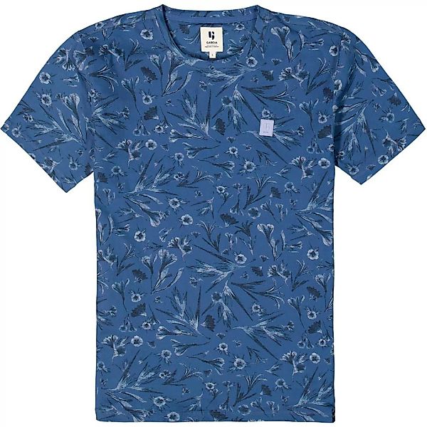 Garcia Kurzärmeliges T-shirt 2XL Imperial Blue günstig online kaufen