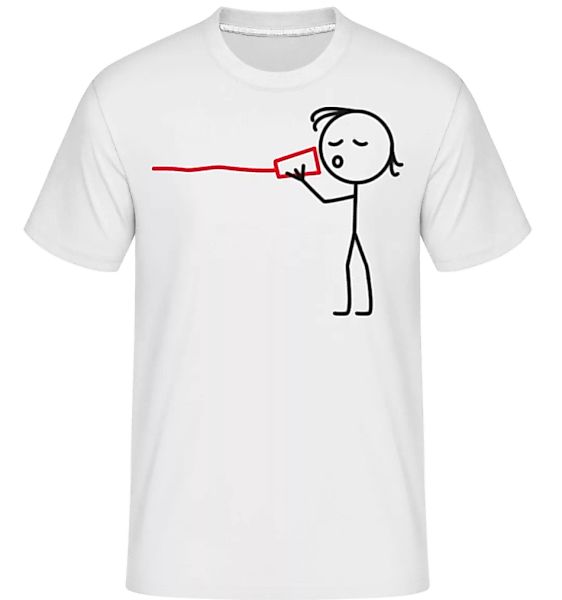 Schnurtelefon Mann · Shirtinator Männer T-Shirt günstig online kaufen