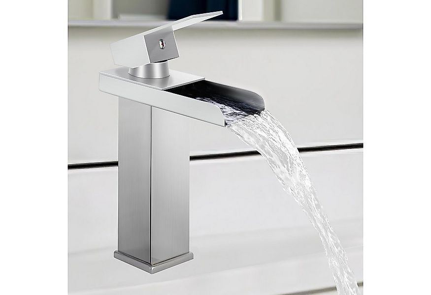 Eumaty Waschtischarmatur Badarmatur Wasserhahn Bad Wasserfall Wasserhahn,Mi günstig online kaufen