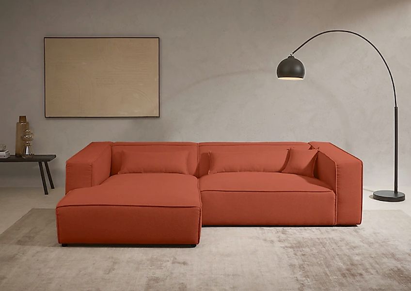 LeGer Home by Lena Gercke Ecksofa »PIARA XXL, Big-Sofa, Cord, Leinenoptik o günstig online kaufen