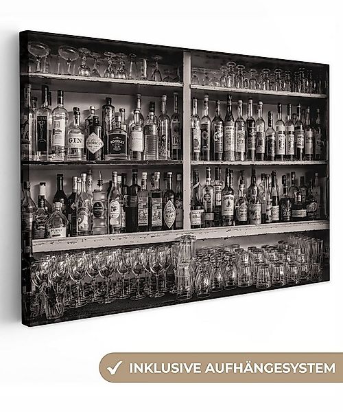 OneMillionCanvasses® Leinwandbild Bar - Alkohol - Spirituosen - Stilleben, günstig online kaufen
