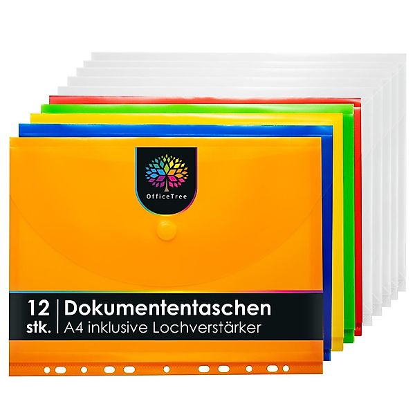 OfficeTree Dokumententasche OfficeTree Dokumententasche A4 bunt günstig online kaufen