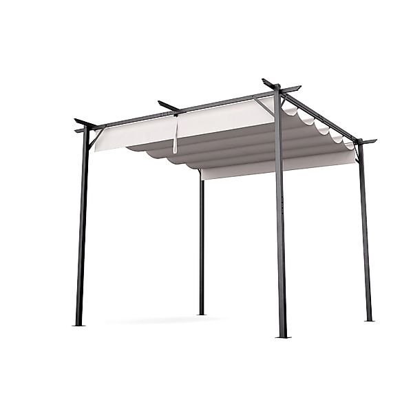 Blumfeldt Pantheon Robust Pergola Gartenpavillon 3x3 m Wetterbeständig Stah günstig online kaufen