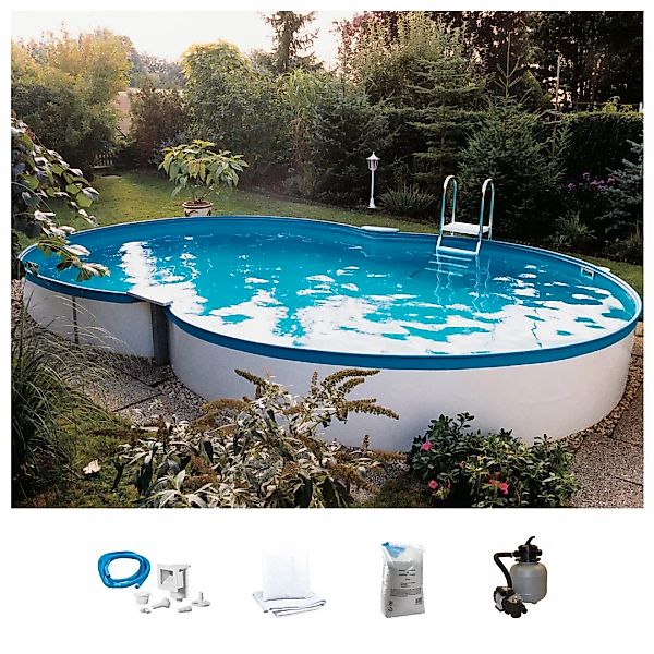 my POOL BWT Achtformpool "MONTANA", (Komplett-Set, 5 tlg.), in verschiedene günstig online kaufen