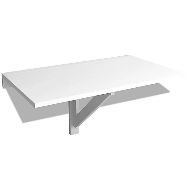 vidaXL Wandklapptisch Weiß 100x60 cm günstig online kaufen