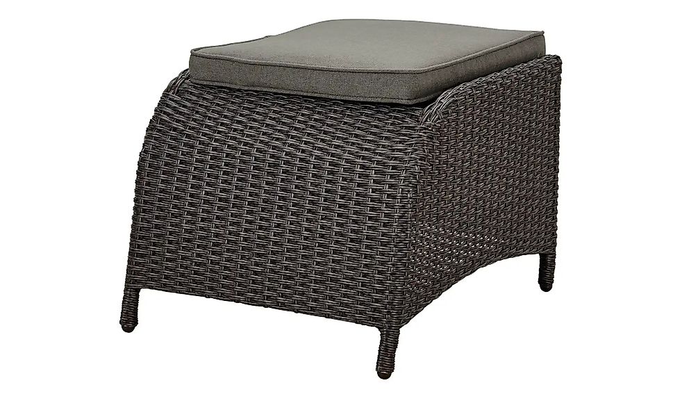 a casa mia Gartenhocker  Padua ¦ grau ¦ Maße (cm): B: 54,5 H: 42 T: 64.0 Ga günstig online kaufen