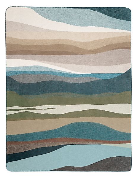 Wohndecke Iceland Horizon mit geketteltem Zierstich, günstig online kaufen