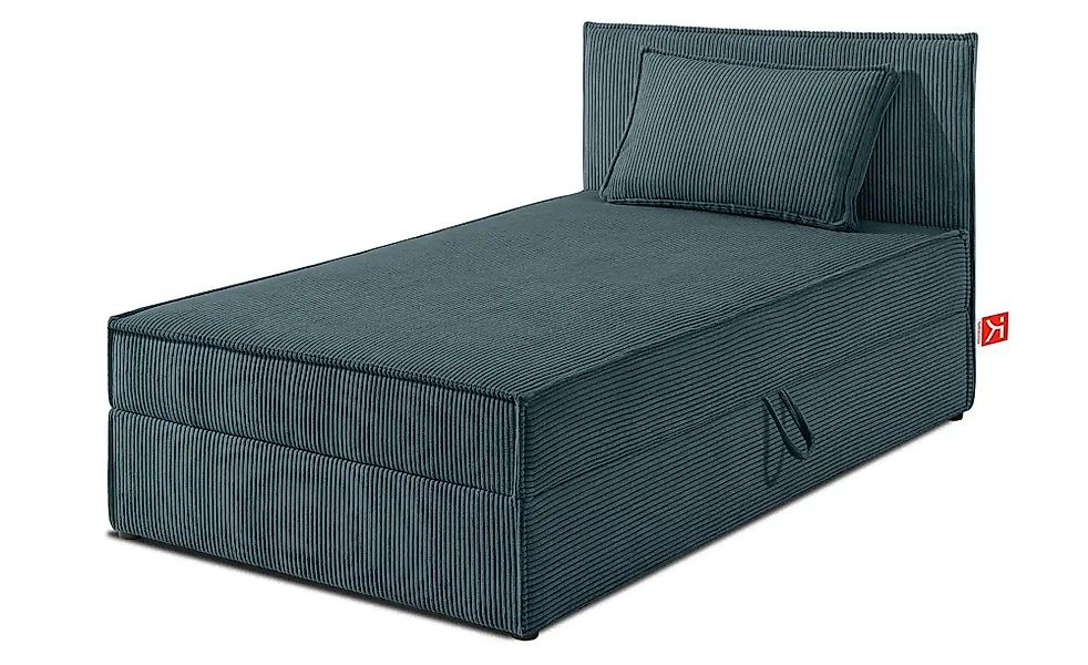 KONSIMO Boxbett mit Stauraum  H2 Roti ¦ blau ¦ Maße (cm): B: 85 H: 89 Bette günstig online kaufen