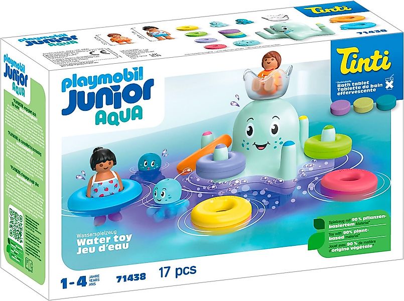 Playmobil® Bunter Tintenfisch, inkl. 3 Tinti-Badetabletten (71438) Konstruk günstig online kaufen