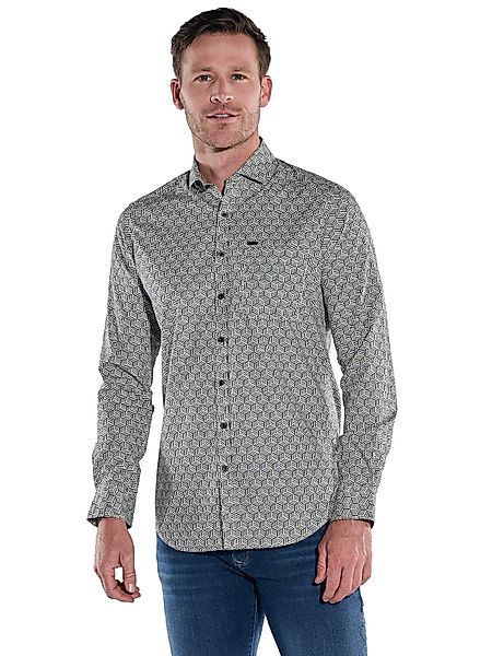 Engbers Langarmhemd engbers Herren Langarm-Hemd gemustert, günstig online kaufen