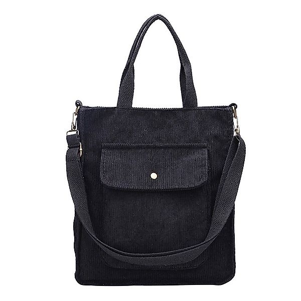 Coonoor Schultertasche Cord Umhängetasche Einkaufstasche Casual günstig online kaufen