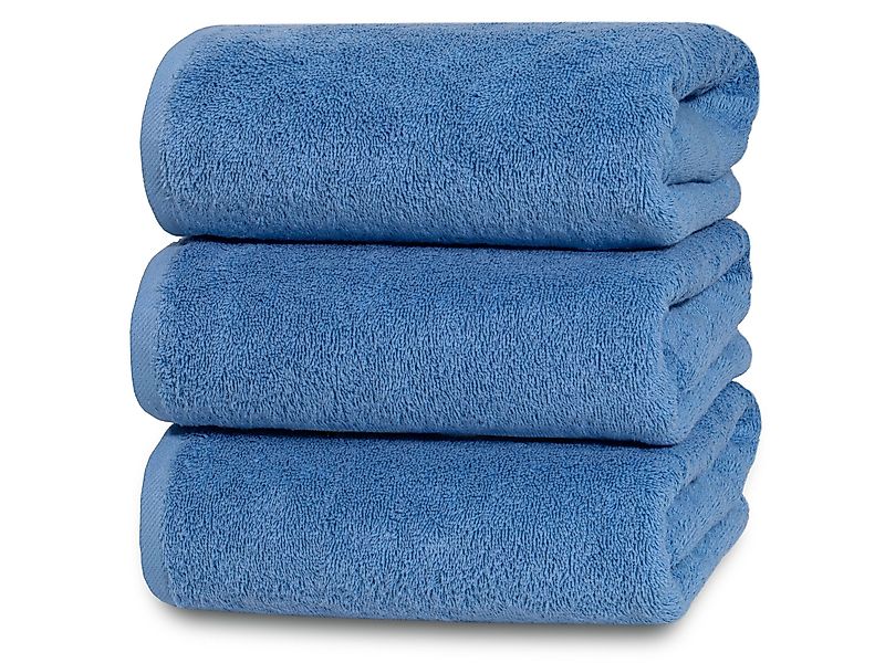 ZOLLNER Duschtücher, Walkfrottier (3-St), 70 x günstig online kaufen