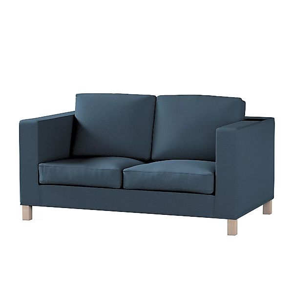Bezug für Karlanda 2-Sitzer Sofa nicht ausklappbar, kurz, Dunkelblau, 60cm günstig online kaufen