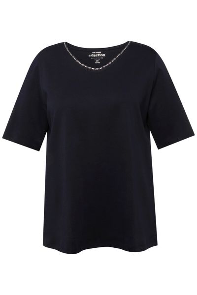 Ulla Popken T-Shirt Pima Cotton Shirt günstig online kaufen