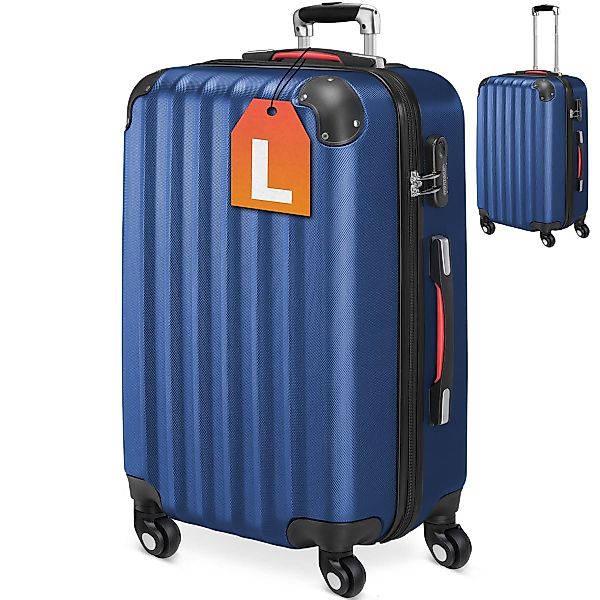 monzana Hartschalen-Trolley, 4 Rollen Rollen, Rollkoffer günstig online kaufen