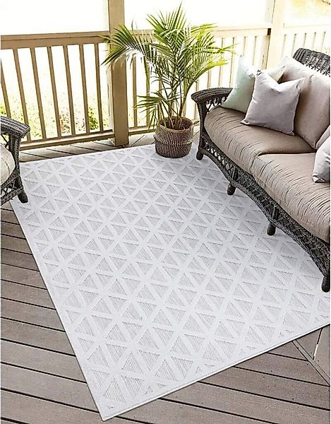 Carpet City Teppich »In-& Outdoorteppich Santorini 446, 3D-Effekt, Geo-Must günstig online kaufen