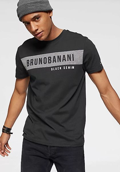 Bruno Banani T-Shirt, kurzärmelig, schmal geschnitten, Rundhalsausschnitt günstig online kaufen