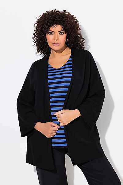 Ulla Popken Strickjacke Strickjacke A-Linie offene günstig online kaufen