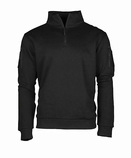 Mil-Tec Troyer MIL-TEC Tactical Sweatshirt mit Zipper, schwarz (1-tlg) günstig online kaufen