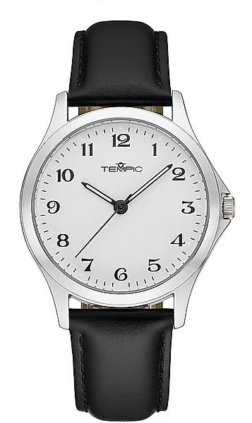 Tempic Quarzuhr, Armbanduhr, Herrenuhr, analog, Lederarmband günstig online kaufen