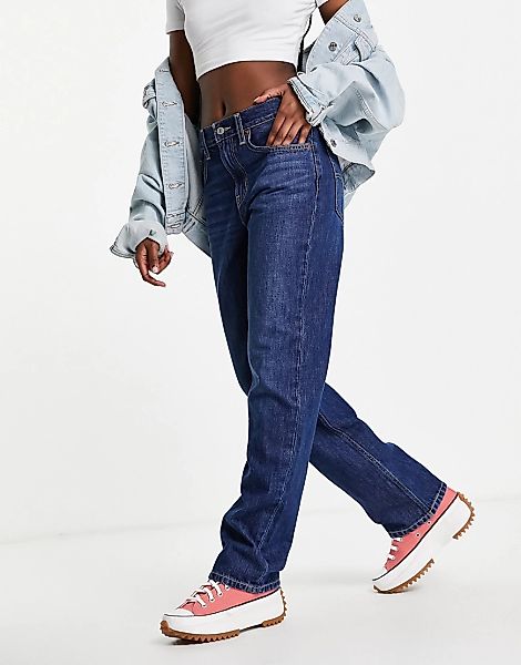 Levi's – Low Pro – Jeans in dunkler Waschung-Marineblau günstig online kaufen