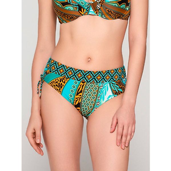 Luna  Bikini Ober- und Unterteile Bikini-Strümpfe Badehose geraffte Seiten günstig online kaufen