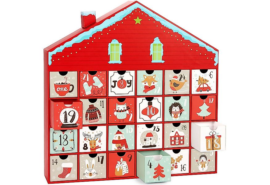 BRUBAKER befüllbarer Adventskalender Weihnachtshaus - Weihnachtskalender zu günstig online kaufen