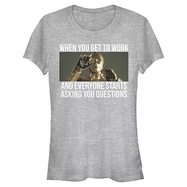 Star Wars - C-3PO Overwhelming Work - Frauen T-Shirt günstig online kaufen