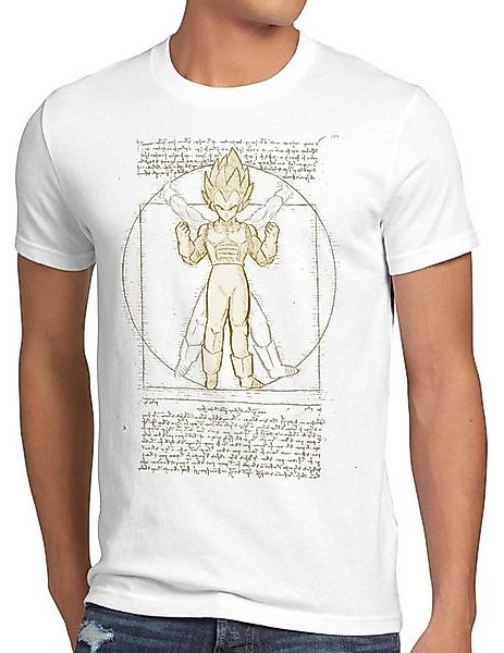 style3 T-Shirt Vitruvianischer Vegeta da vinci super dragonball z gt songok günstig online kaufen
