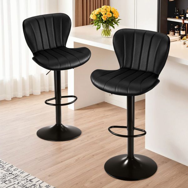 TLGREEN Barhocker 2er-set Barstühle,Küchenstuhl mit 360-Grad-Drehfunktion, günstig online kaufen