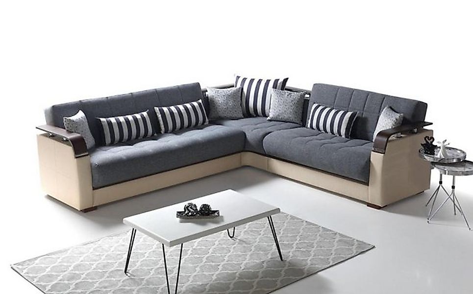 Xlmoebel Ecksofa Modernes Luxus-Ecksofa in L-Form für das Wohnzimmer in Gra günstig online kaufen