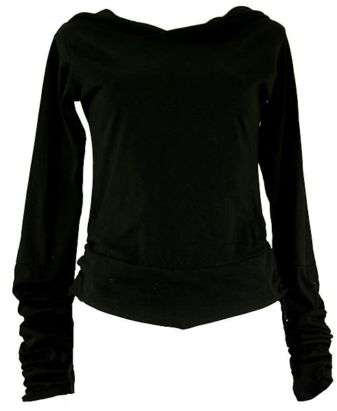 Guru-Shop Longsleeve Goa Psytrance Shirt, Kapuzen günstig online kaufen