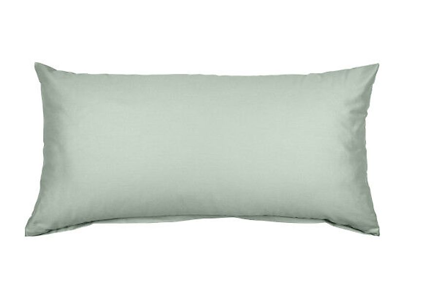 Janine Janine Mako-Satin Bettwäsche Colors 31001 rauchgrün Größe:  40x80 cm günstig online kaufen