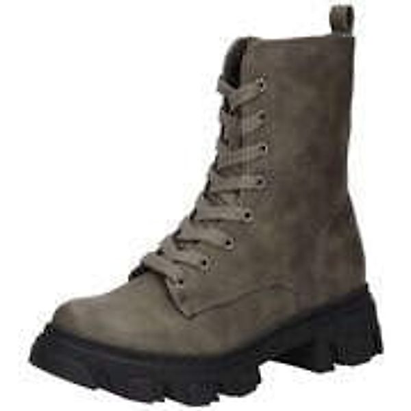 smiling for feet Schnür Boots Damen grün günstig online kaufen