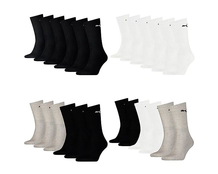 PUMA Socken 6 Paar Puma Sport Cush Crew (Set, 6-Paar, 6er-Pack) günstig online kaufen